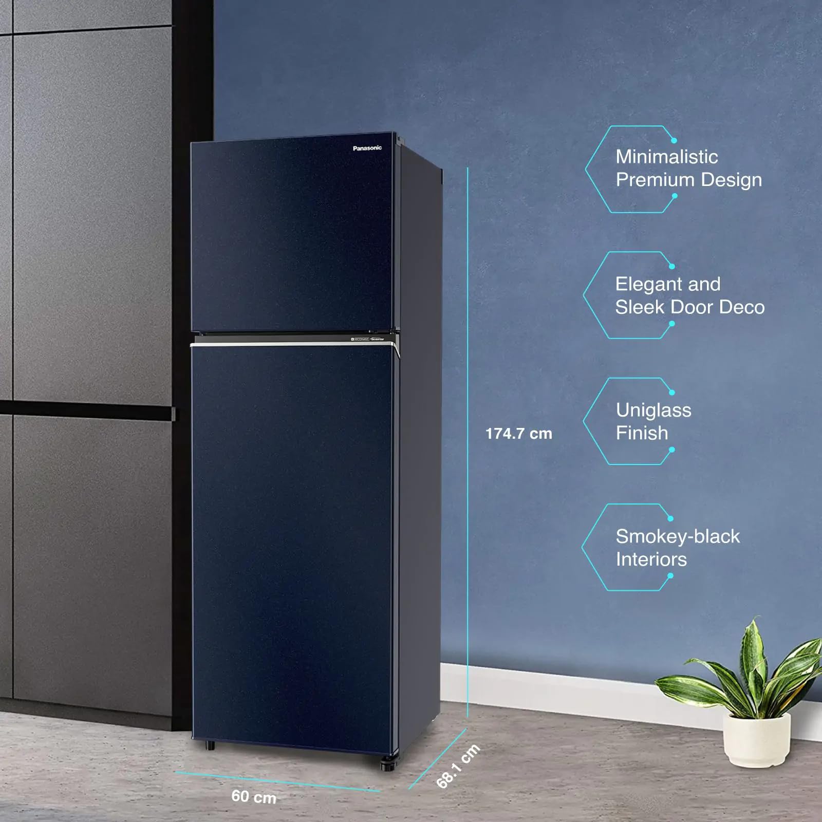 Panasonic NR-TG358BPAN 304 L Prime Convertible 6-Stage Smart