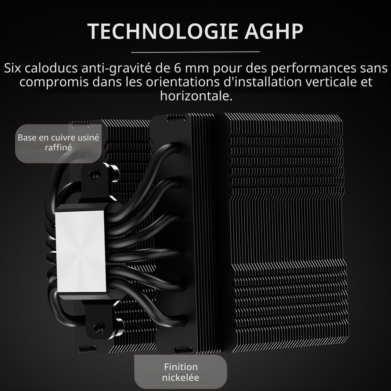 TR Peerless Assassin 120 Vision Max ARGB Black Refroidisseur d'air pour processeur, avec 2 ventilateurs TL-K12 PWM, écran magnétique de 5" (résolution 480 x 854), pour LGA1851/1700 & AM5