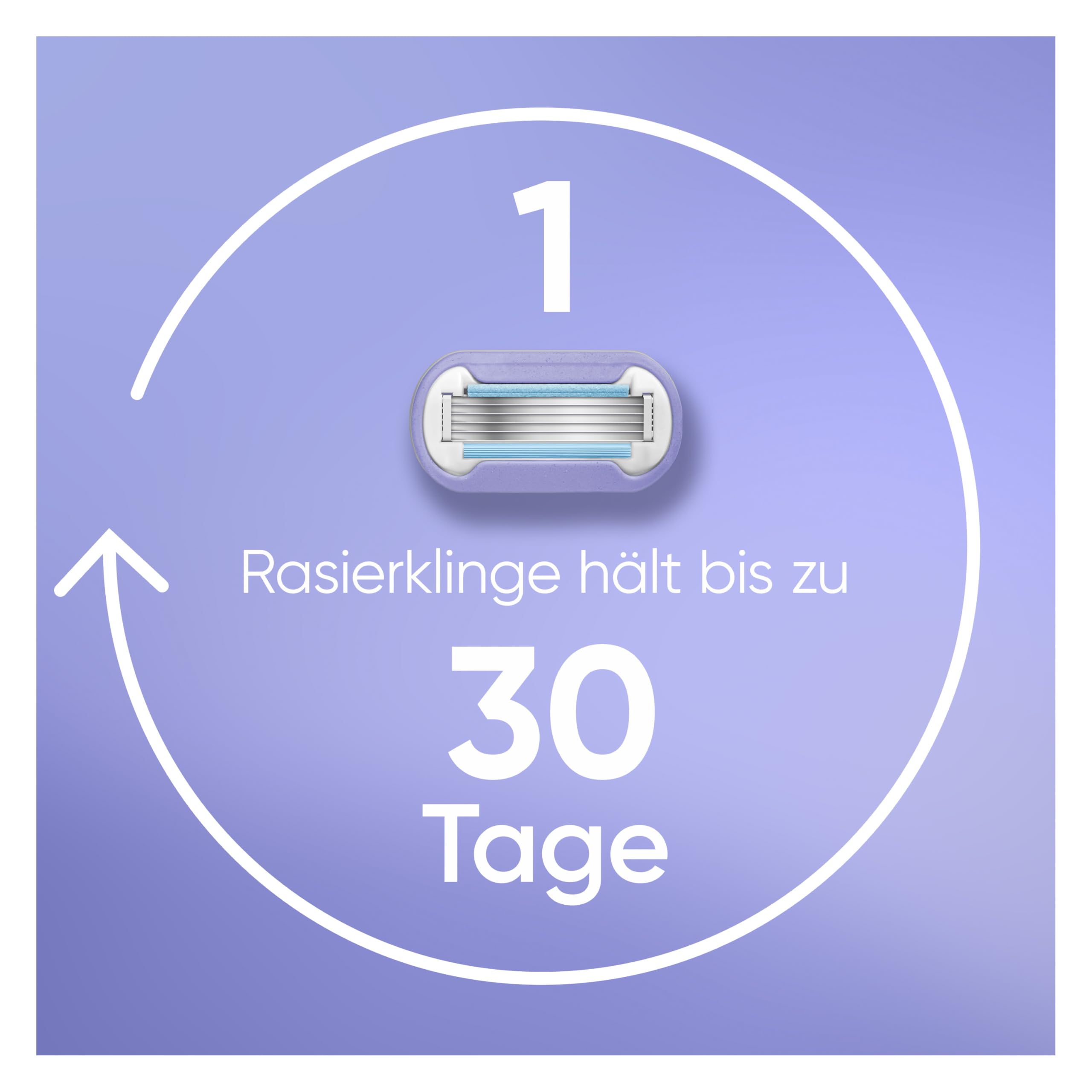 Gillette Venus Extra Smooth Swirl Rasierklingen Damen, 8 Original Ersatzklingen für Damenrasierer, Nassrasierer für Eine Glatte Rasur