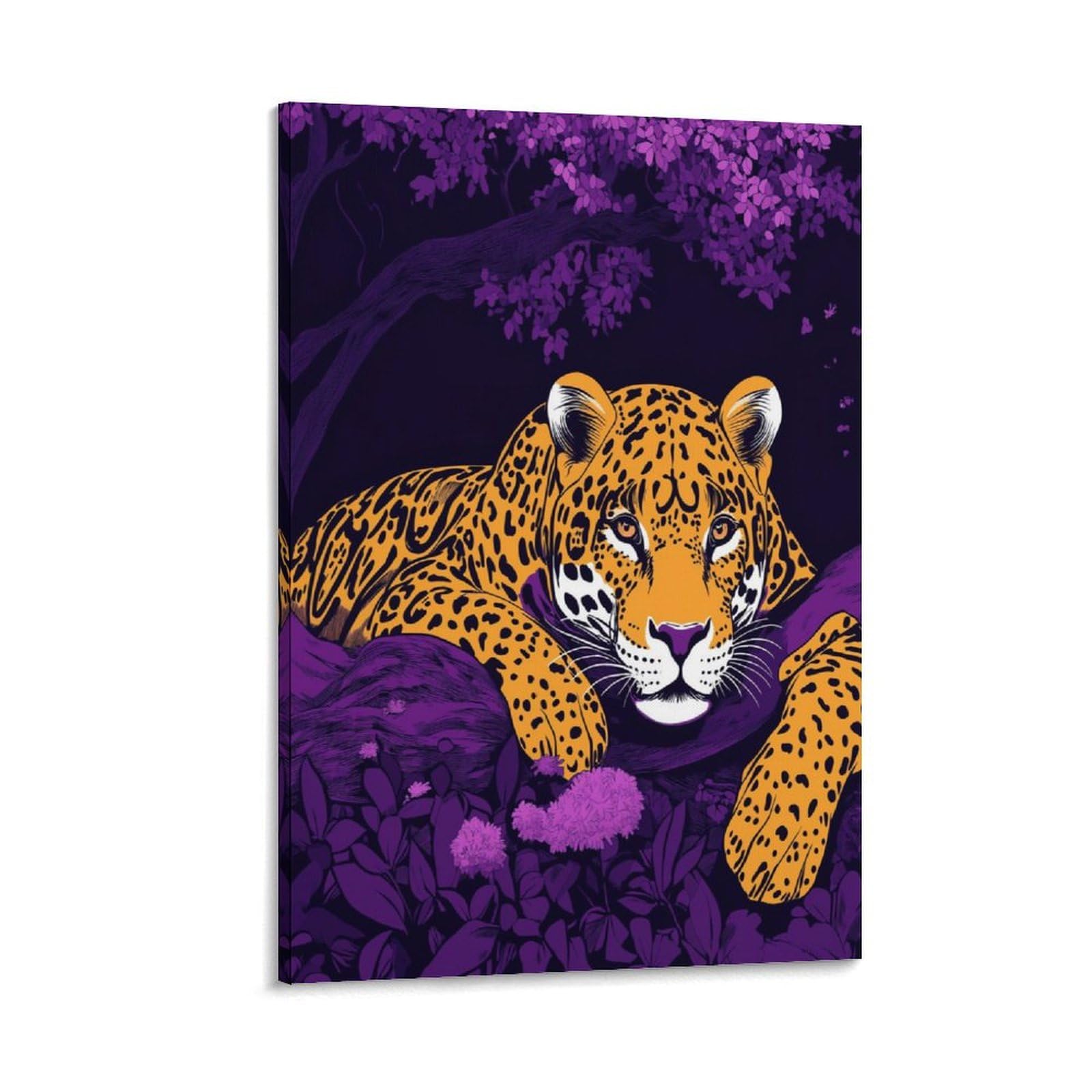 Affiche decoration murale leopard pour salon moderne 40x60cm - 6