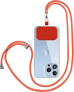 Drucilla Universal Phone Lanyard, Adjustable Neck Wrist Strap, Removable Chain Cell Phone Strap, Strap Necklace Compatible Smartphone Cases