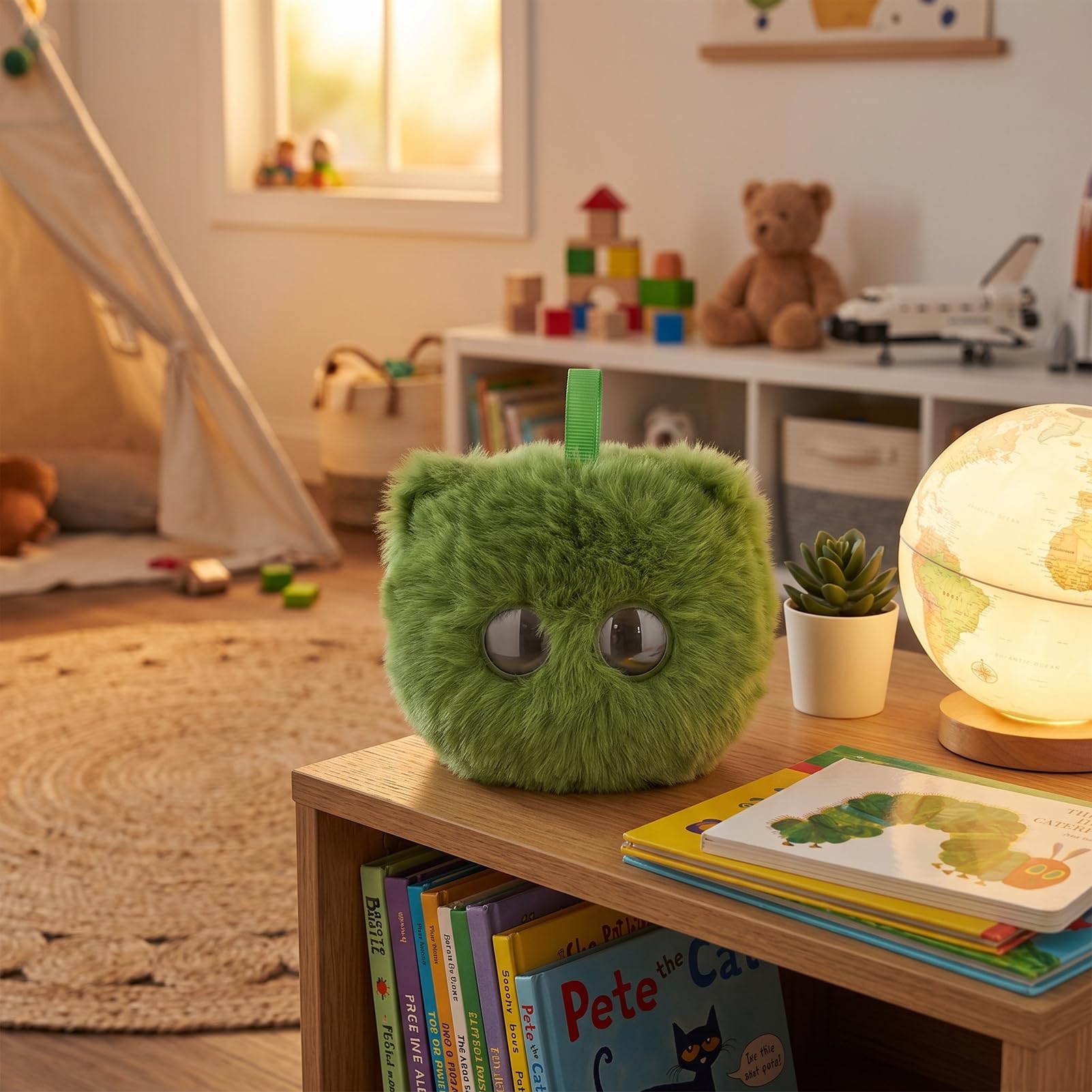 SENECESLI Asistente de Aprendizaje Interactivo con Robot de Peluche Inteligente AI, Chat de Voz Multilingüe, Narración de Cuentos y Monitoreo Parental para Niños y Seguimiento del