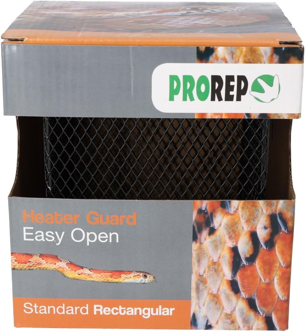 ProRep Heater Guard Standard Rectangular | Easy Open | Reptile Enclosure Accessories | Lamp Guard | Standard Rectangular