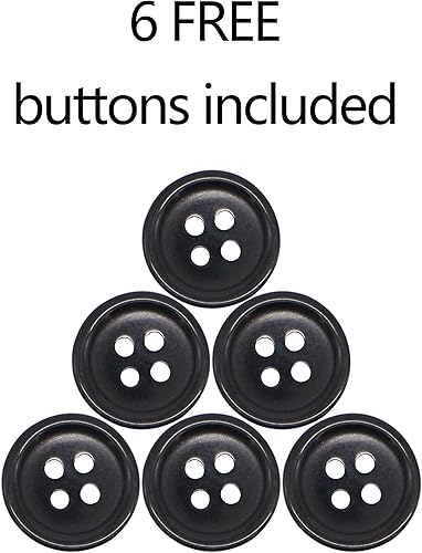 Miniatura 3 de Timiot Tirantes con botón trasero en Y de 1.4 pulgadas para hombres con elegantes extremos de botón de cuero, elásticos de larga duración, última