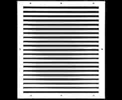 Rücklaufgitter Aus Aluminium 15,2x15,2 Cm – Einfacher Luftstrom, Außenmaße 19,1x19,1 Cm