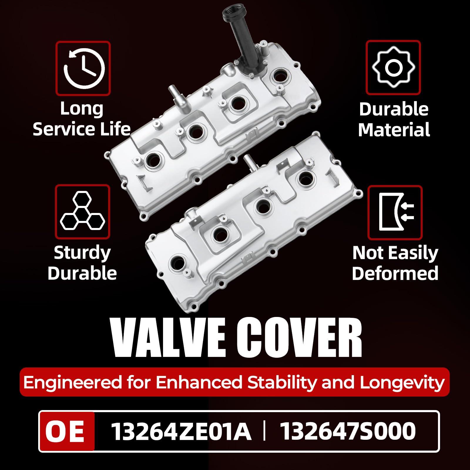 Amazon.co.jp: MITZONE Upgrade Aluminum Valve Cover Kit for 2004