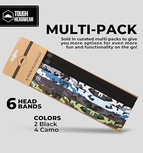 Miniatura 7 de Thin Elastic Headbands for Women - Athletic Headbands - Sports Headbands Men - Soccer Headband - Workout Headbands for Women