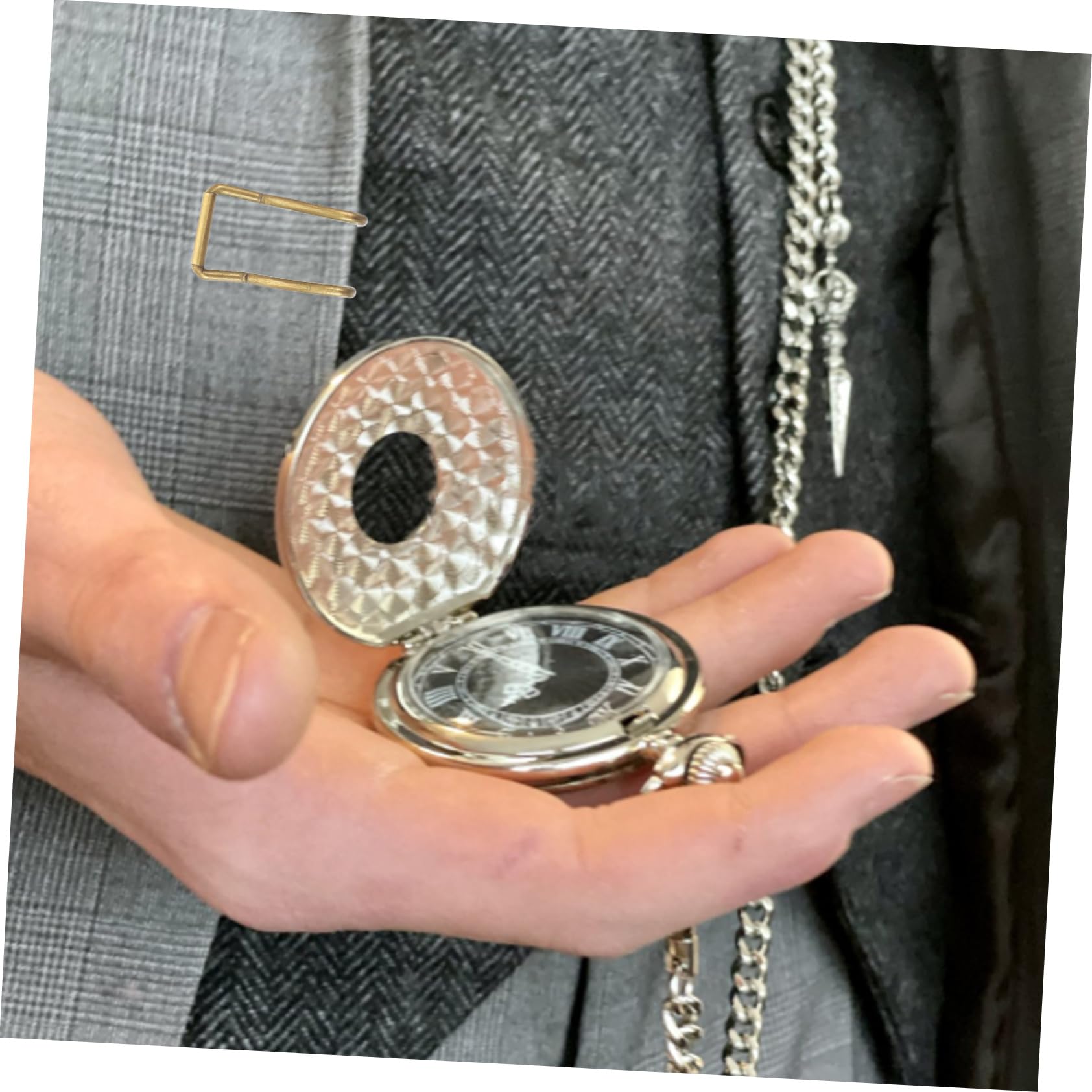 VALICLUD Orologio Da Tasca Chiusura Catena Di Orologi Da Tasca Accessori Fai Da Te Orologio Da Tasca Catena Parti a Di Orologi Chiusura Orologio Da Tasca a Accessorio Fai Da Te
