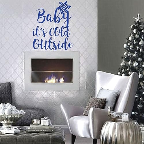 Miniatura 2 de Baby It's Cold Outside Decor - Christmas Wall Decal for Living Room Or Family Room Decoration