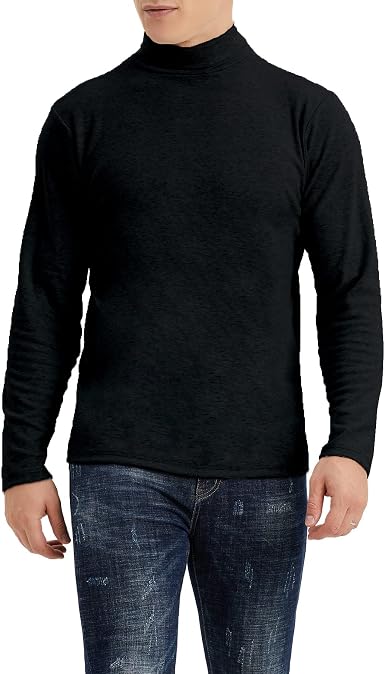 Amazon.com: DSGSANO Suéter de cuello alto para hombre, manga larga,  informal, ajustado, básico, cuello de tortuga, suéter térmico : Ropa,  Zapatos y Joyería