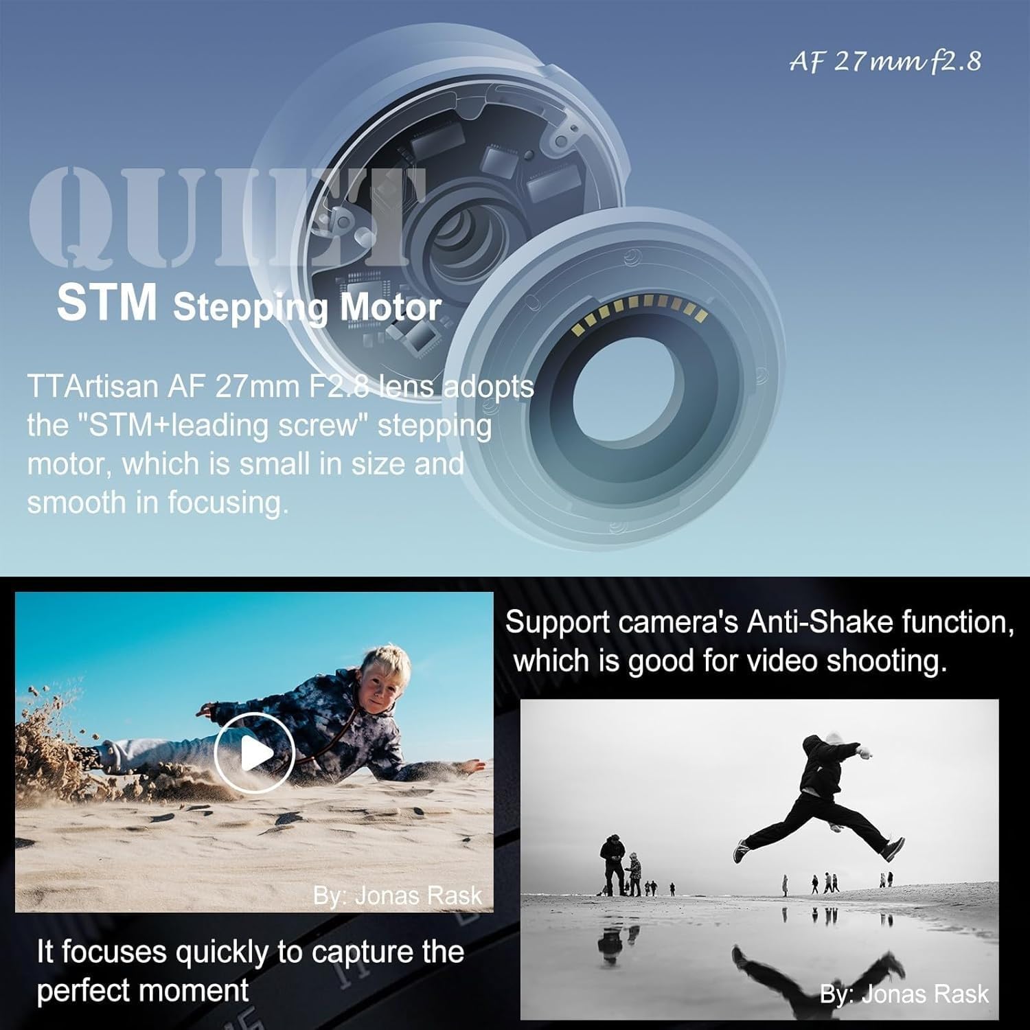 TTArtisan 27mm F2.8 lens mounted on a Fujifilm X-M1 camera