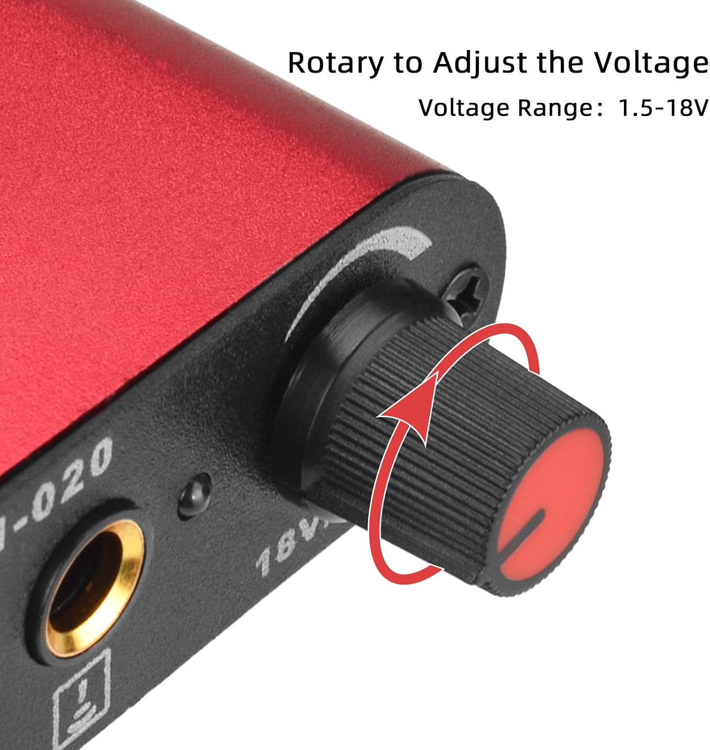 ATOMUS Tattoo Power Supply Mini Portable Power Supply with LCD Display Clip Cord Foot Pedal Port for Coil Rotary Tattoo Machine