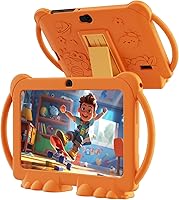 Vista 9 de Tableta para Niños de 7 Pulgadas Android 12.0 para Niños Pequeños, 4GB RAM 32GB ROM Bluetooth Pantalla IPS Control Parental Cámara Dual Funda a Azul