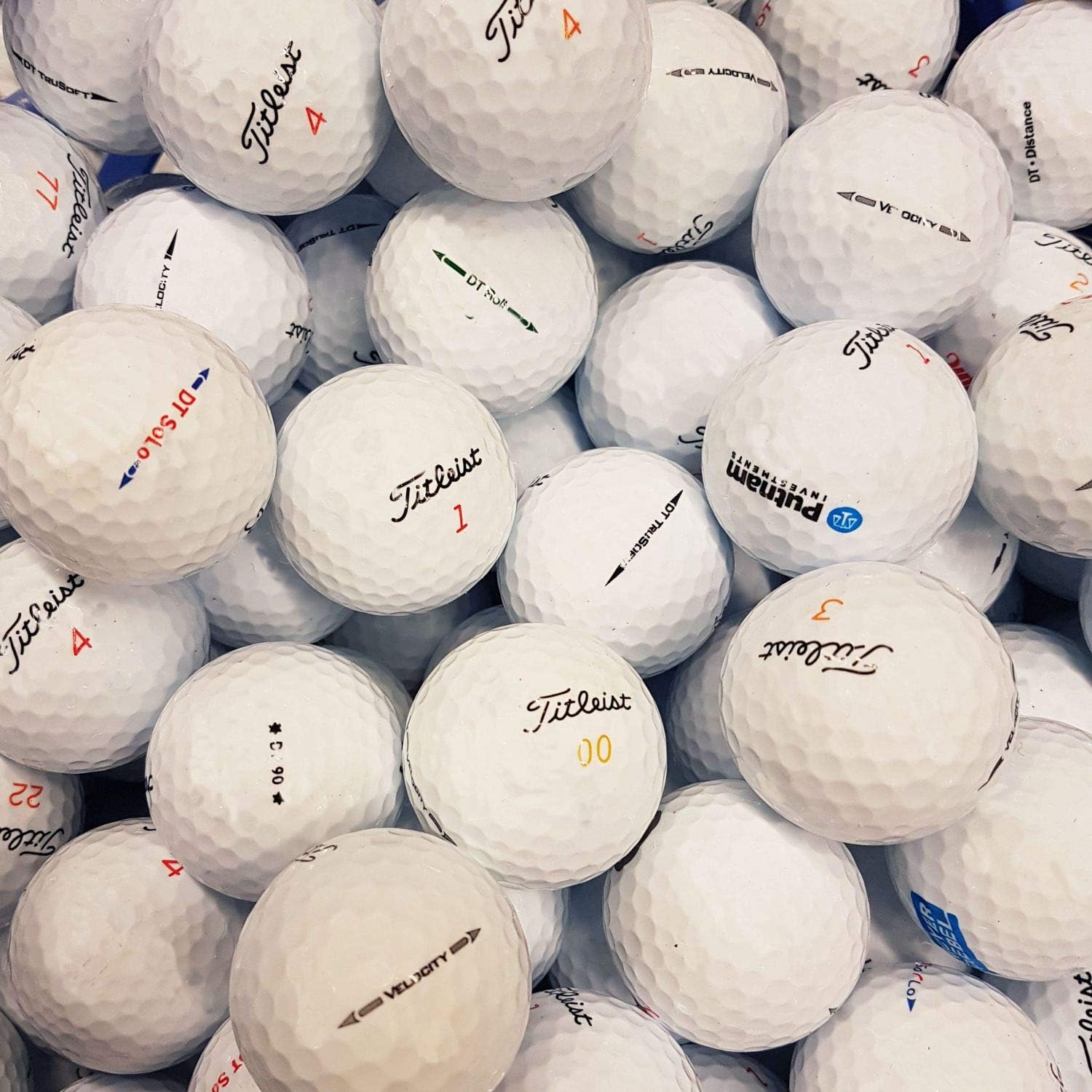 Titleist (TITLA) Mix Golf Ball (Pack of 50), One Size