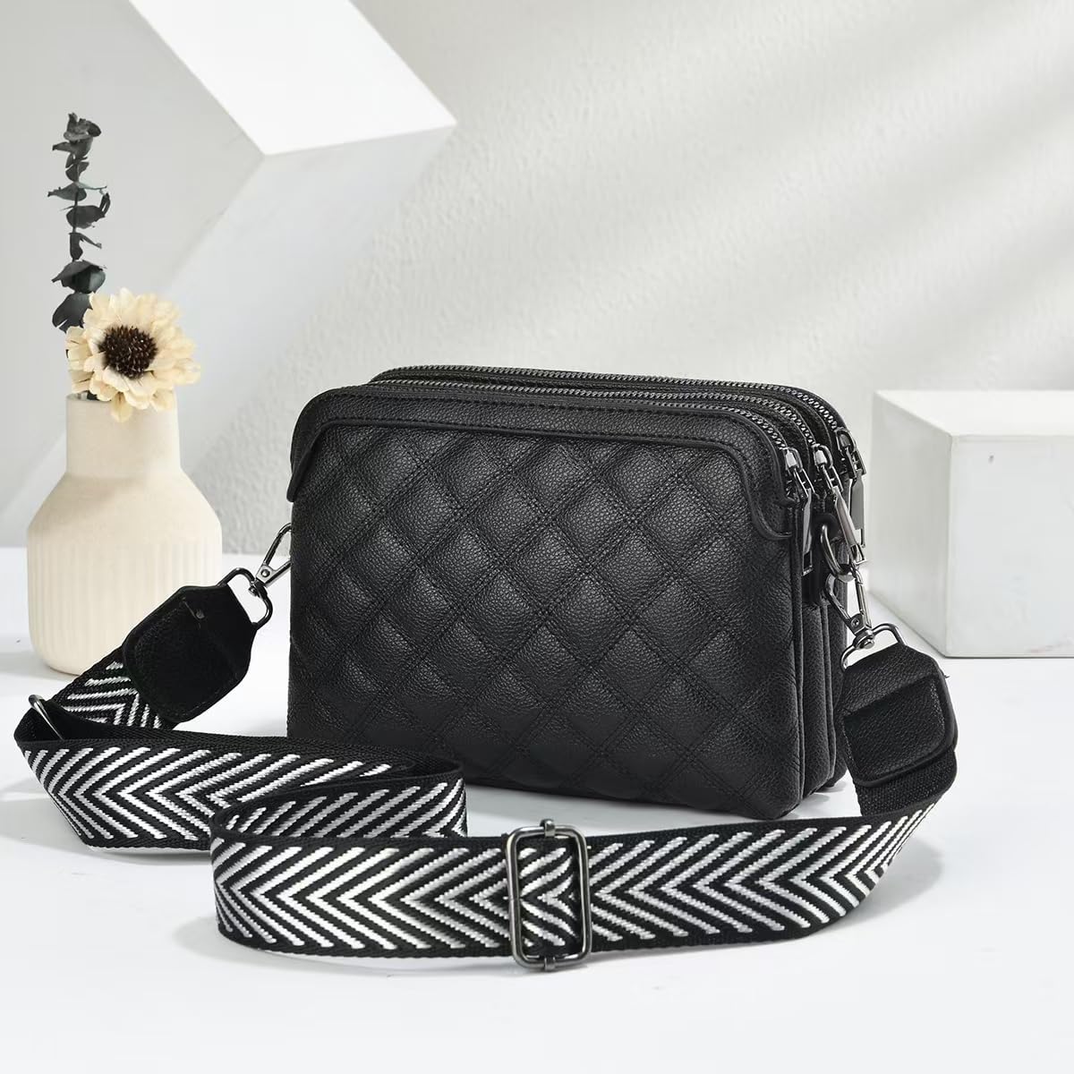 Xiaoyu Small Crossbody Bags for Women Fashion Cell Phone Purse Ladies Multiple Pockets Shoulder Handbags Lightweight Wallet