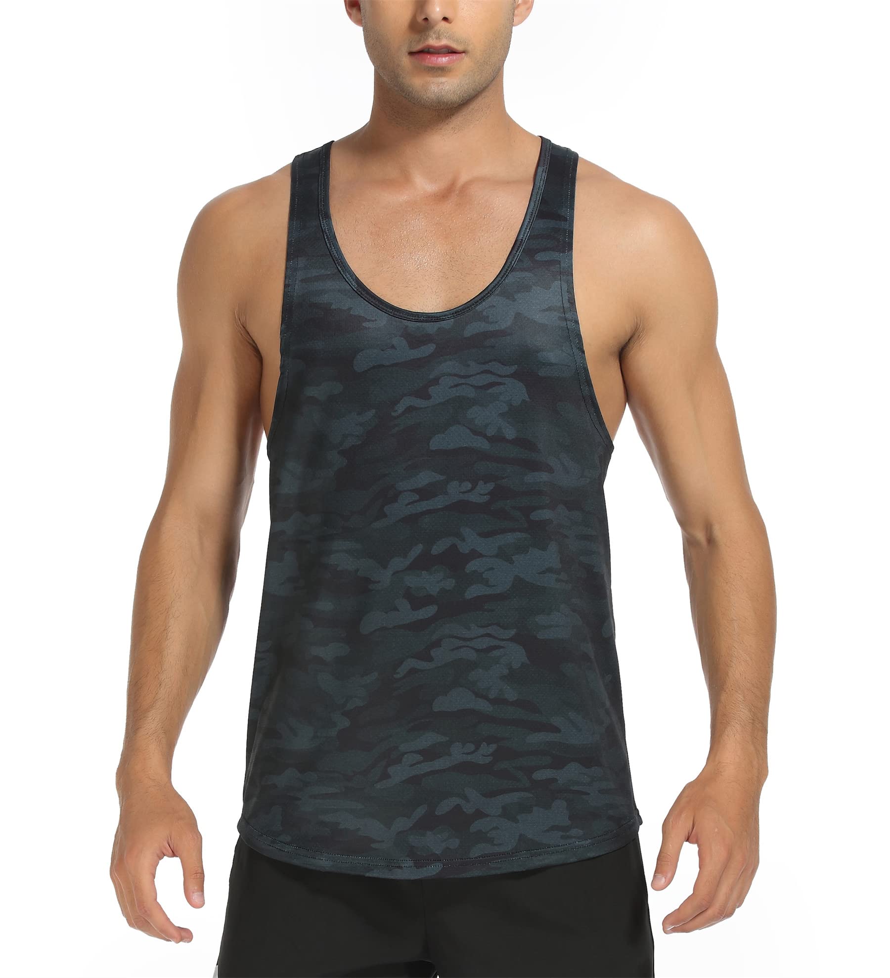 WAZZAP Camiseta Tirantes Gym Hombre Sin Manga Secado Rápido Gimnasio Fitness Deportivo Tank Top