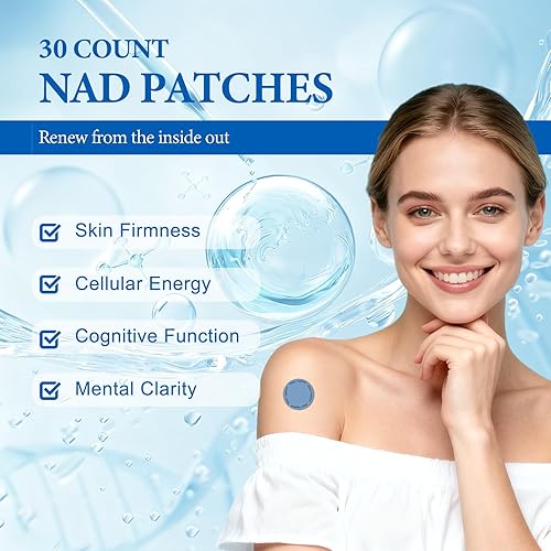 Miniatura 2 de 60 unidades NAD+parches para mujeres y hombres, Kind NAD+Patch Fórmula de ingredientes naturales, paquete de 2 meses