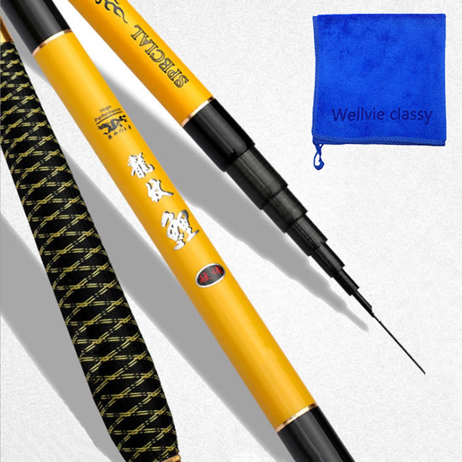 Amazon | Wellve 渓流竿 全長 5.4m 540 cm ワカサギ釣り 釣り竿