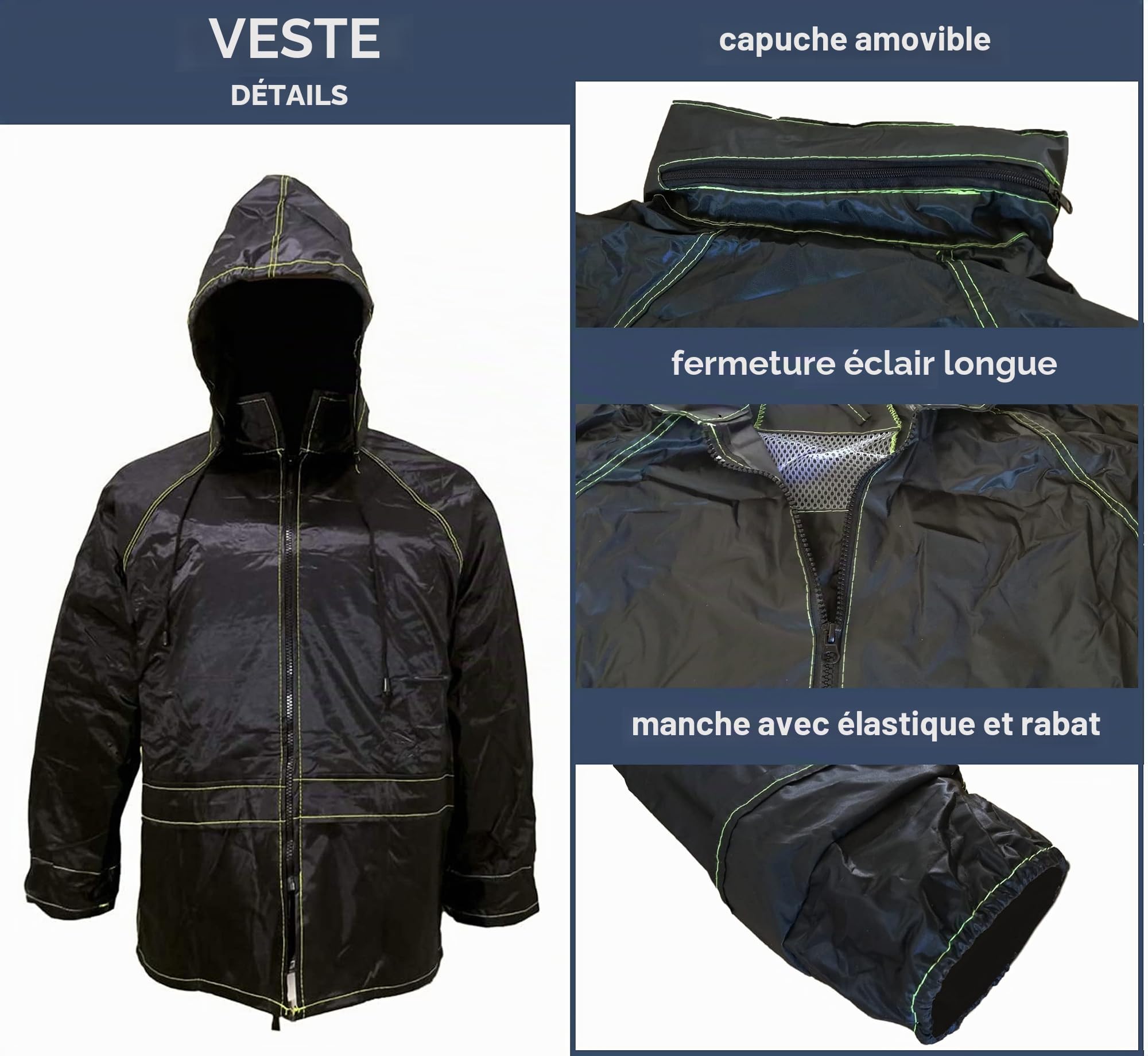 Auto Accessori Lupex Unisex Ci_tuta-bag Rain Suit