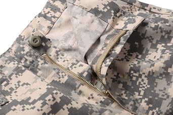 BACKBONE Kids Camouflage Cargo Pants, Boys and Girls Outdoor MultiPocket Trousers