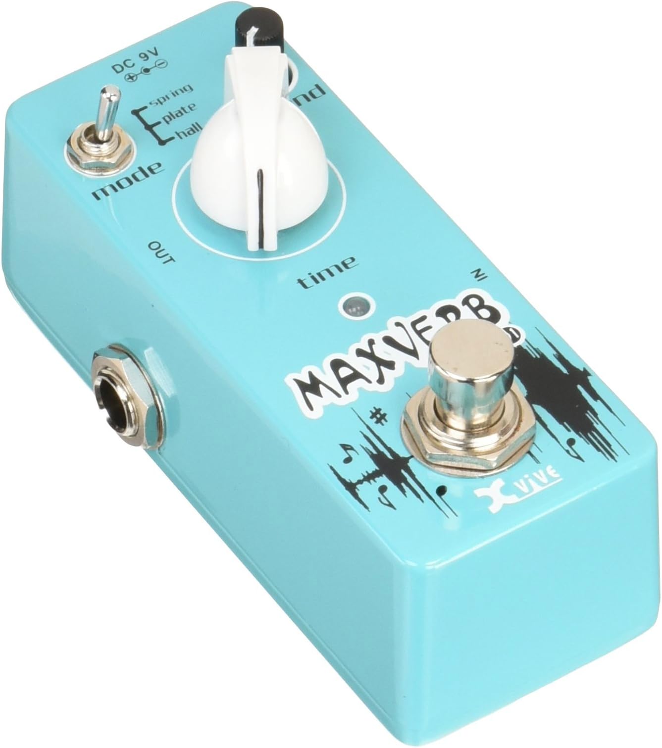 Xvive D1 MaxVerb Mini Reverb Guitar Effects Pedal