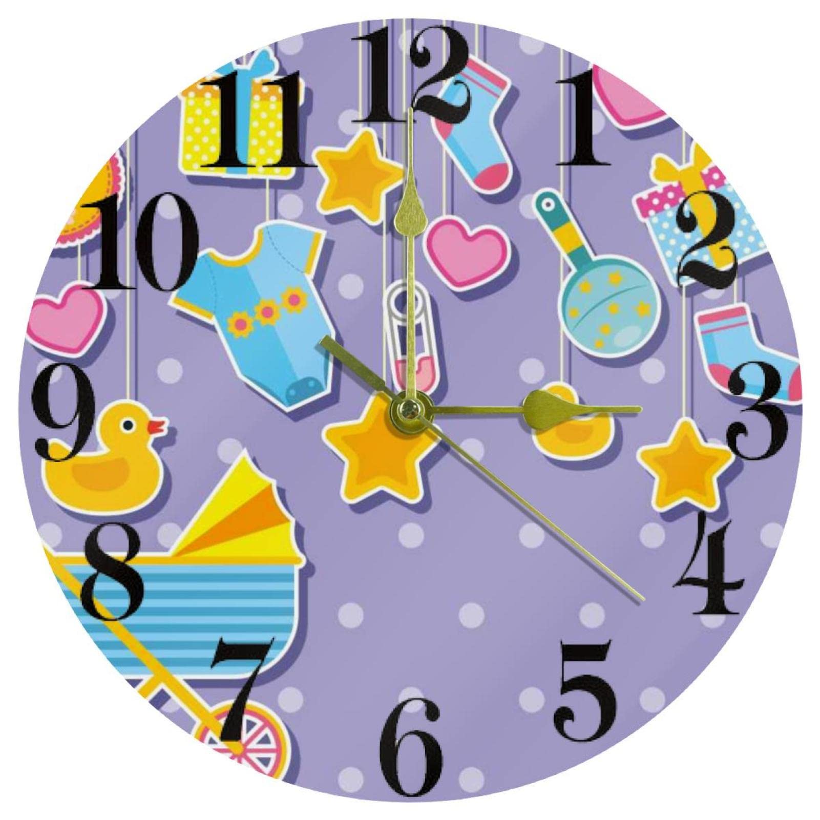 Horloge murale à quartz fonctionne à piles pour une autonomie durable chez soi