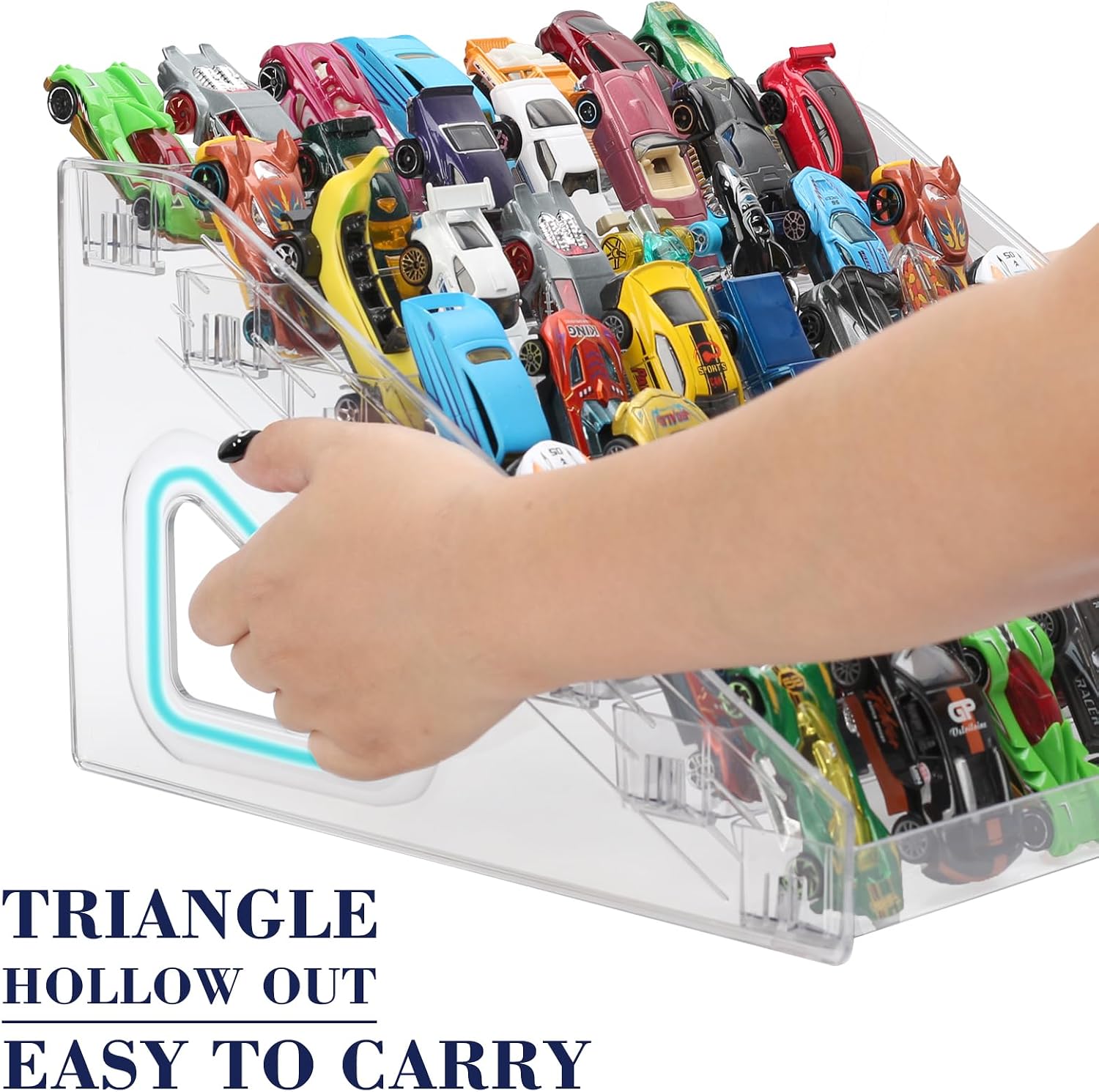 7-Tier Toy Car Display Case for 1:64 Toy Cars image 2