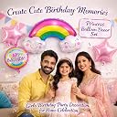 Propsicle Rainbow Theme Foil Balloons for Girls Birthday Decoration gallery image