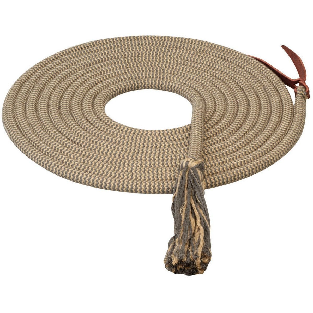 Weaver Leather EcoLuxe Round Mecate, Brown/Black, 1/2" W x 22' L