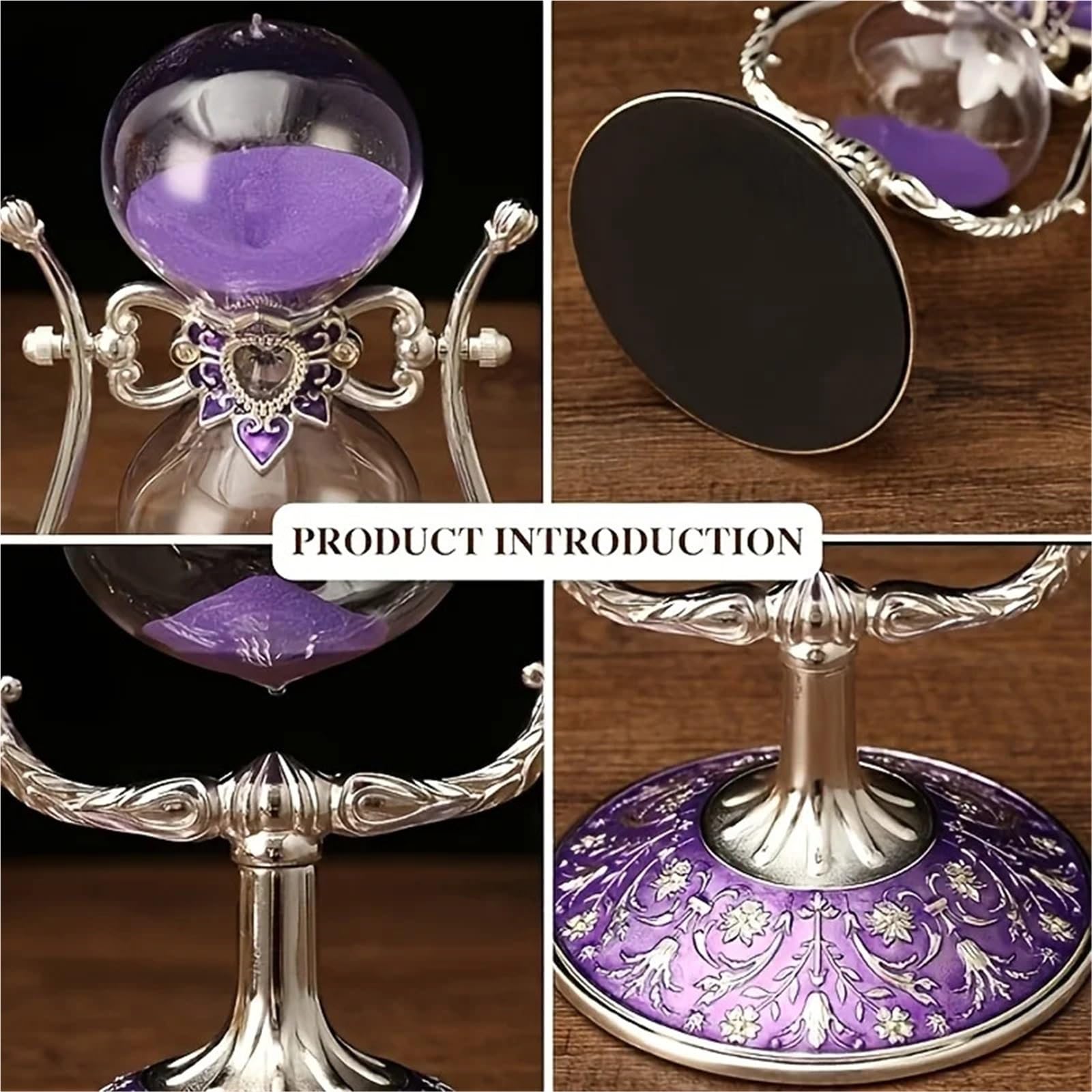 1 Clessidra A Forma Di U In Vetro Vintage Elegante