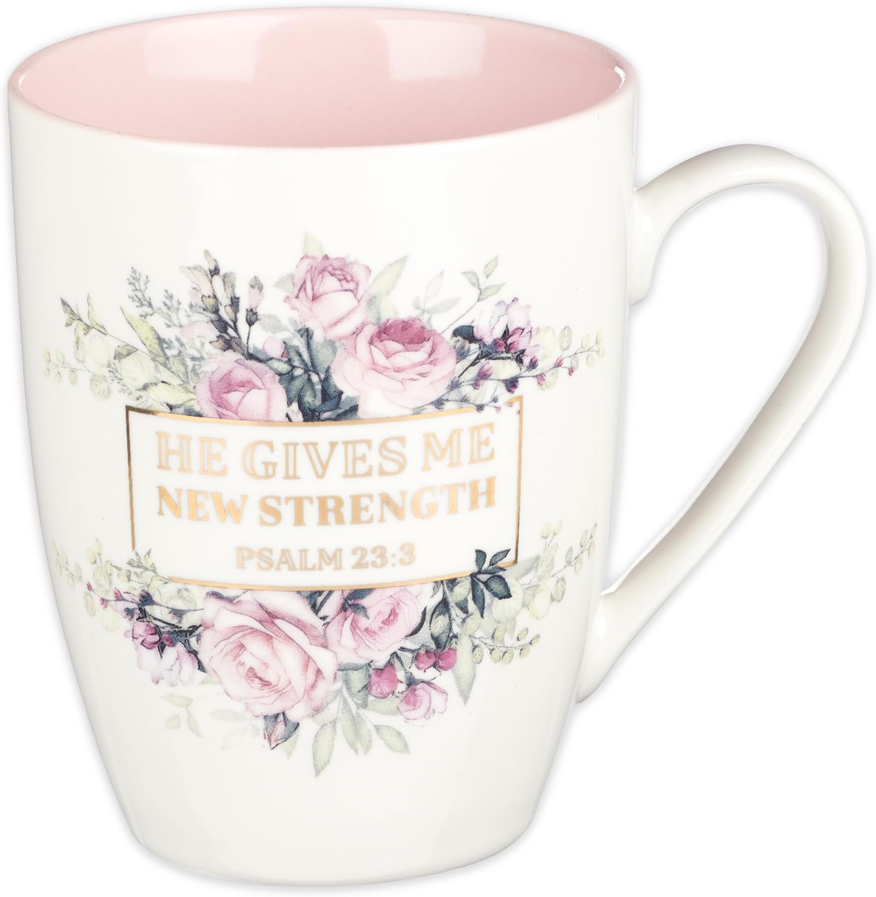 Ceramic Mug New Strength Psalm 23:3