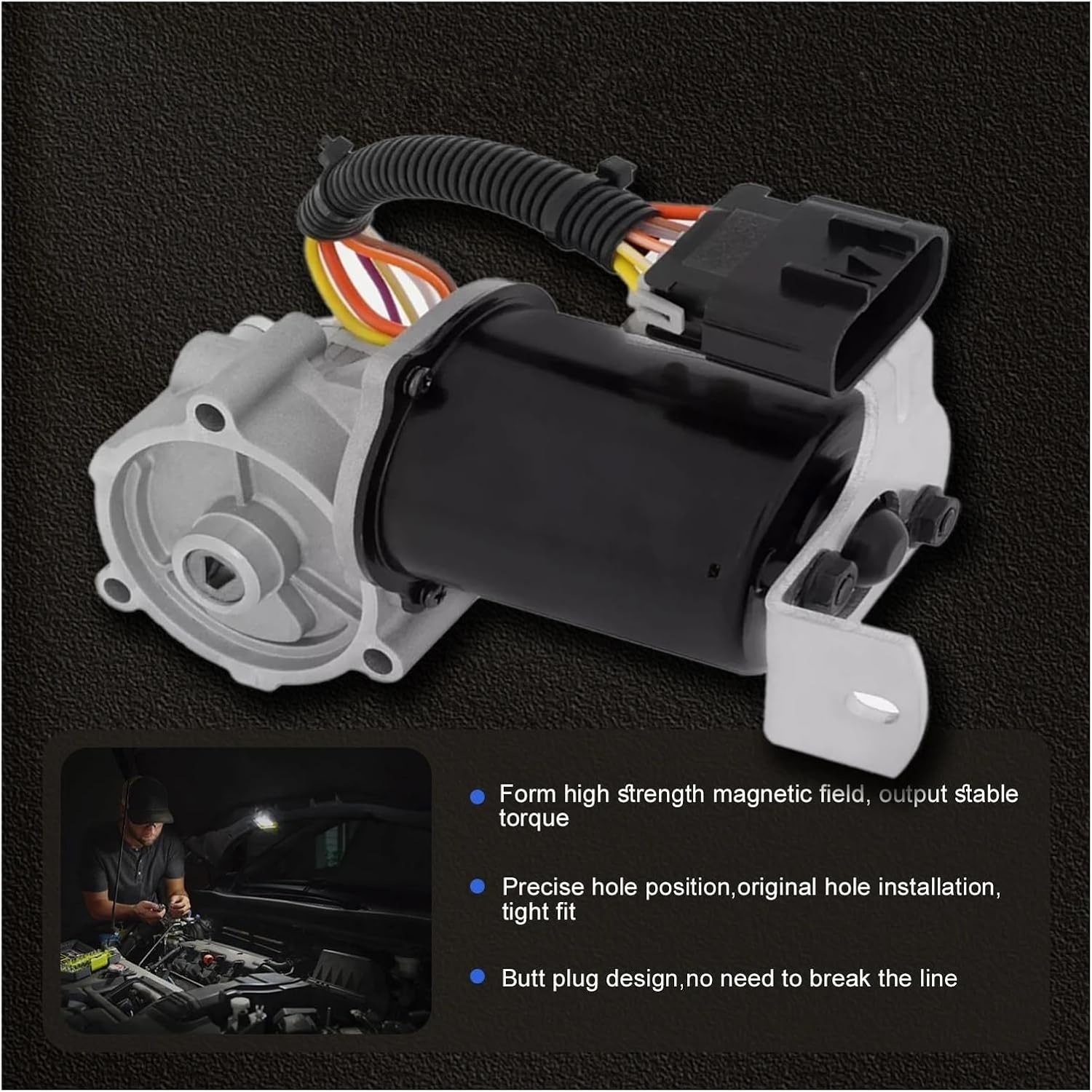 Transfer Case Actuator 600-908 Transfer Case Shift Motor Compatible with Chevy for Silverado for Suburban for Tahoe 4Wd V8 364 6.0 .0L 2003 2004 2005-2017