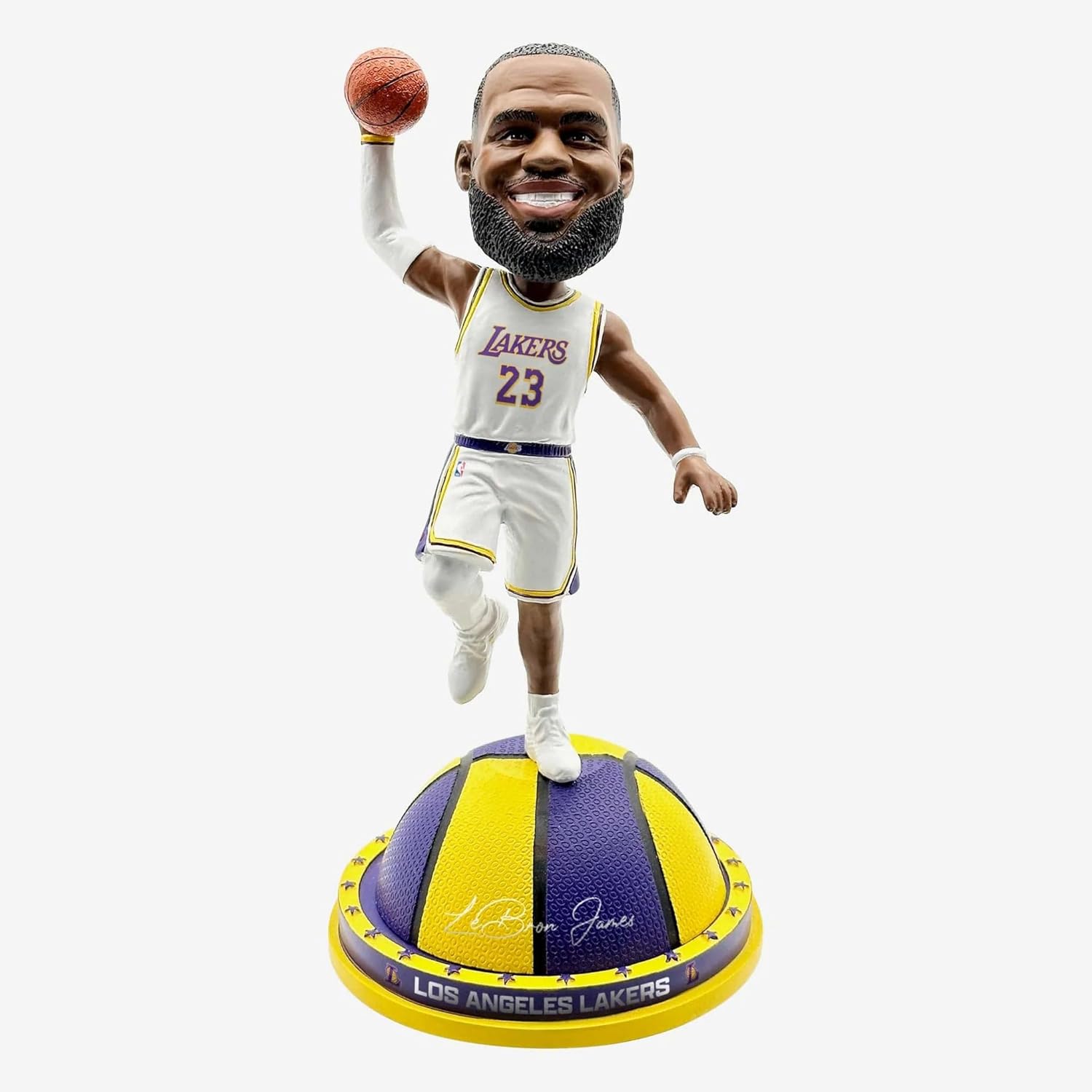 LeBron James Los Angeles Lakers Magnetic Court Base Bobblehead NBA Basketball