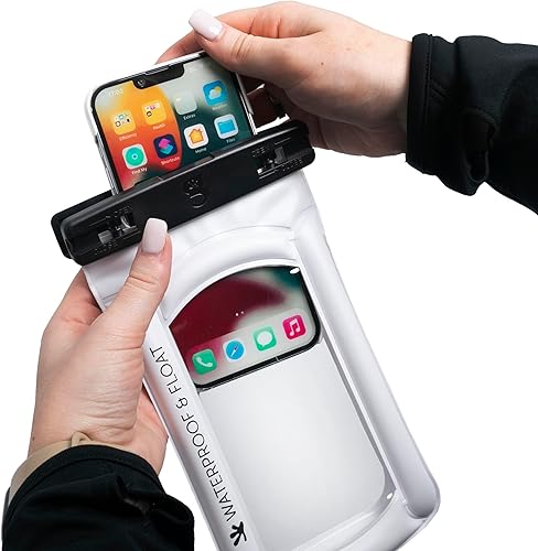 Miniatura 3 de geckobrands Bolsa seca flotante para teléfono, bolsa impermeable y flotante, se adapta a la mayoría de los modelos de iPhone y Samsung Galaxy