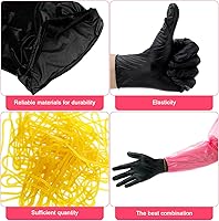 Vista 4 de Zhanmai Juego de 24 Guantes de Vestir de Campo para Ciervos, Guantes para Destripar Ciervos, Guantes de Nitrilo para Caza, Limpieza para Kit