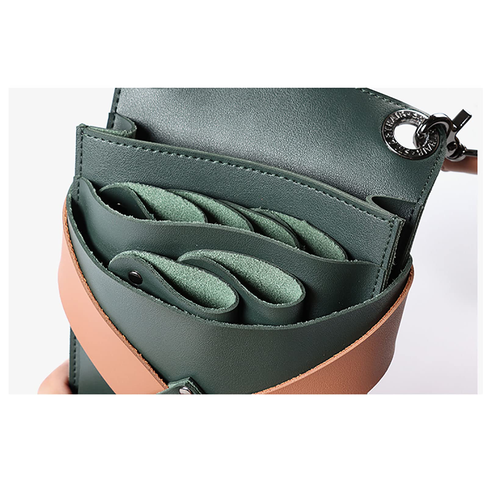 Fondina per forbici da barbiere， Fondina for pettine for cesoie professionali da parrucchiere, custodia for spa for borsa a forbice for parrucchieri