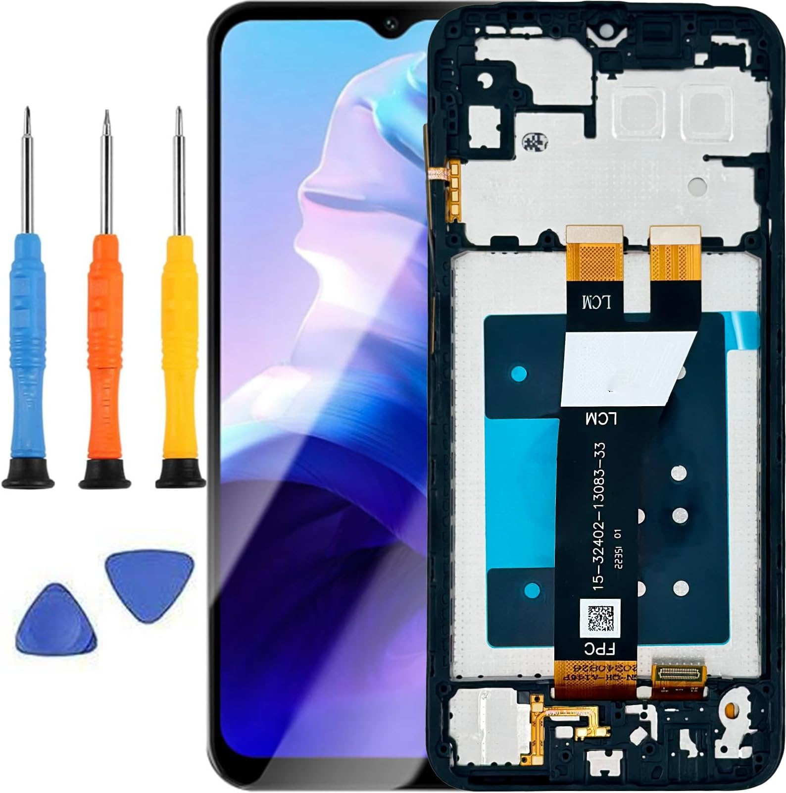 for Samsung Galaxy A14 Screen Replacement for Samsung A14 5G Screen Replacement with Frame SM-A146u1 A146a A146w S146dl 146P LCD Display digitizer Touch Screen Black 6.6 Inch (US Version)