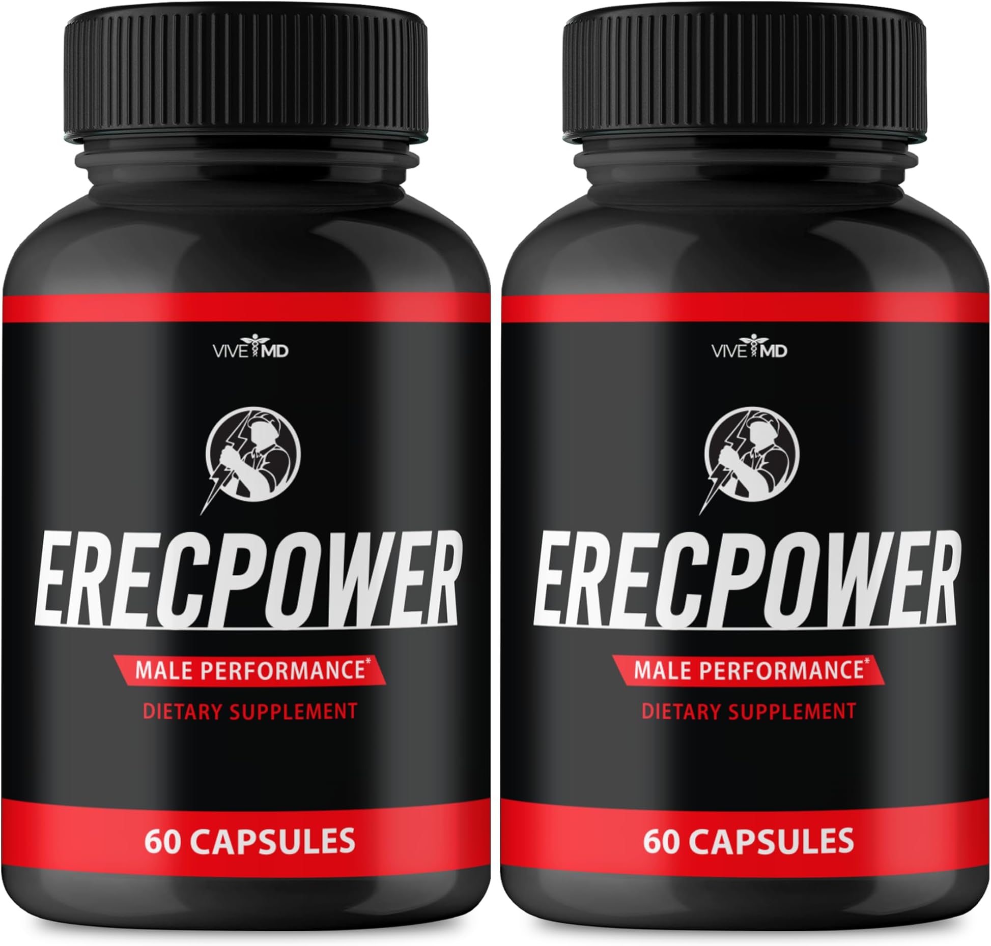 Erecpower for Men Capsules - Erecpower Pills Advanced Formula - Maximum Strength, ErecPower for Men Supplement Erec Power 60 Capsules, Erec Power Vitamin Pills Reviews (2 Pack)