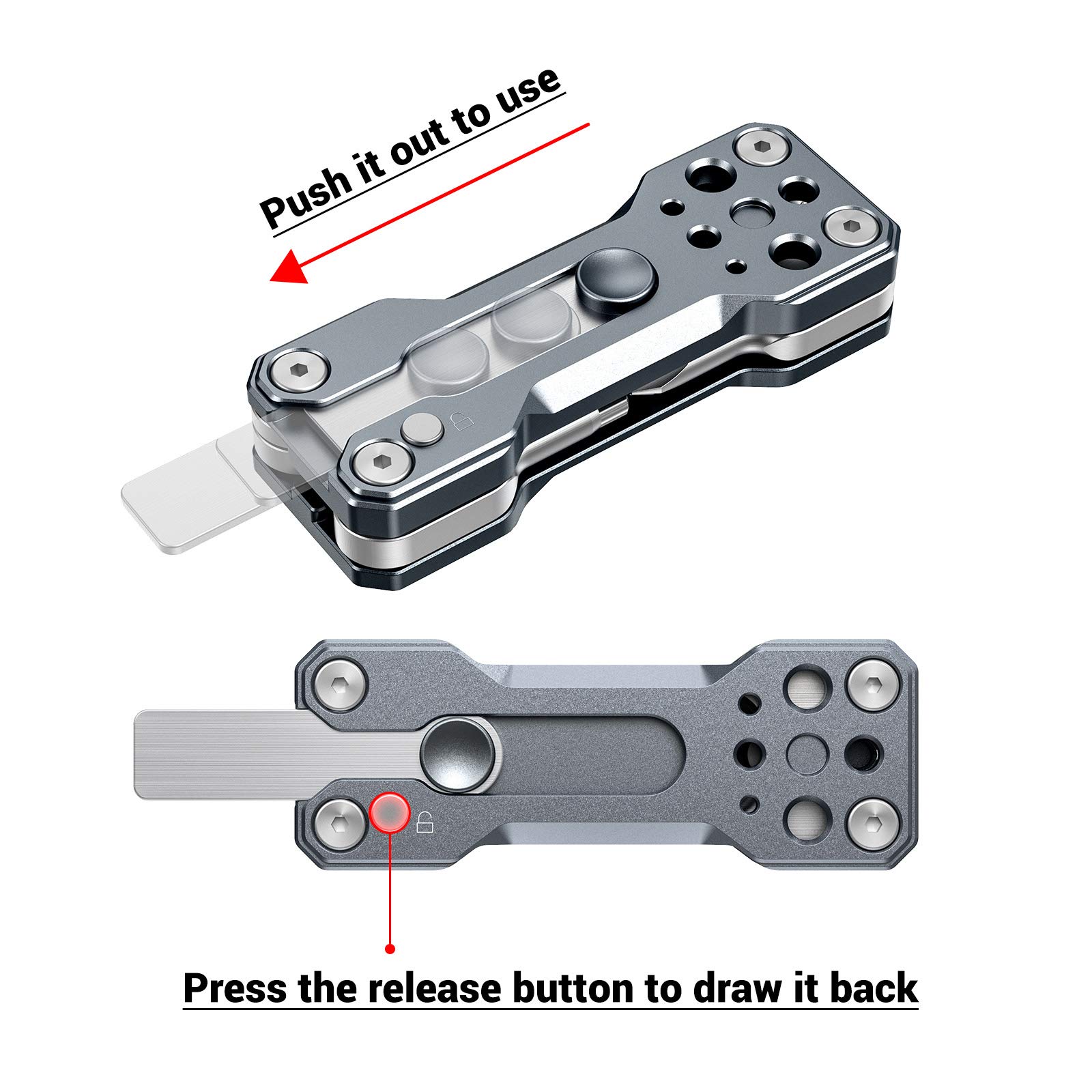 SMALLRIG Kit de Tournevis Kit d'Outils Pliants Hunter - 2495