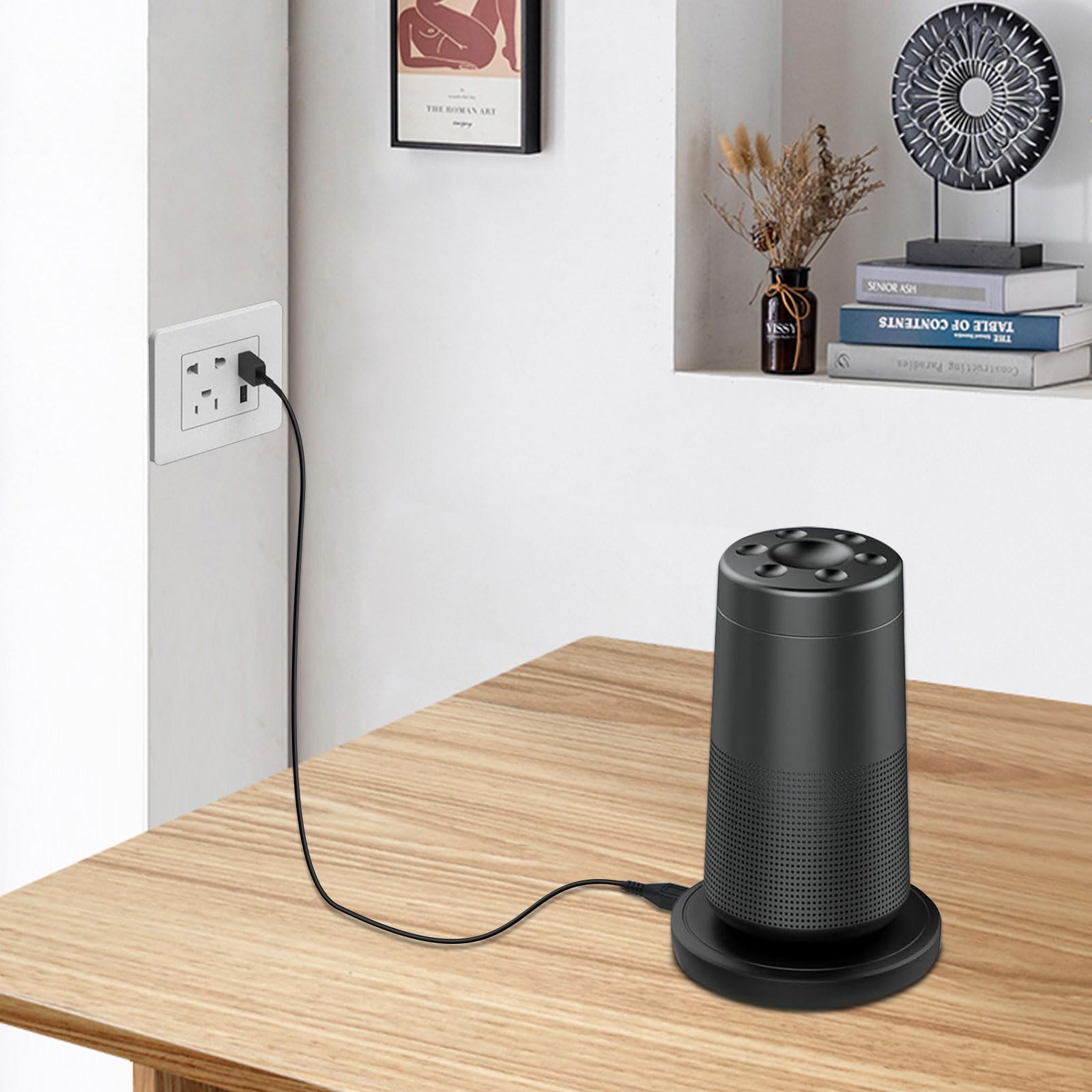 für Bose SoundLink Revolve Ladeschale Ladestation Netzteil kompatibel mit Bose SoundLink Revolve + II/SoundLink Revolve Plus/SoundLink Revolve+ Ladedockkabel Ladekabel