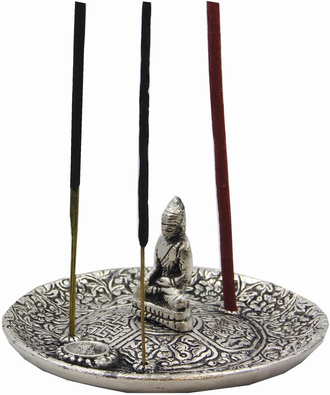 DharmaObjects Tibetan Buddha Incense Burner Holder