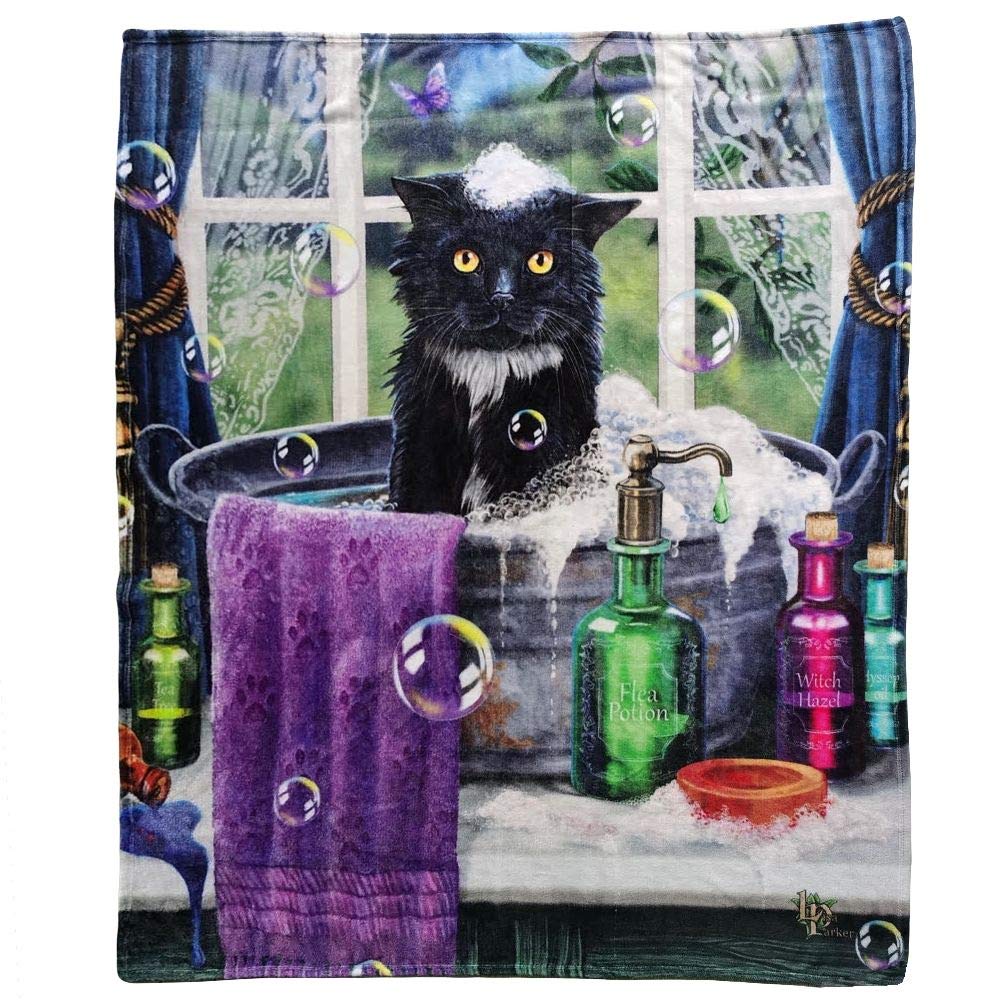 Couverture Lisa Parker plaid chaud pour soirées cocooning au salon 127x152 cm