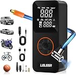 Tire Inflator Portable Air Compressor-Air Pump 150PSI Cordless Electric for Car, Motorcycle, Bike, Ball