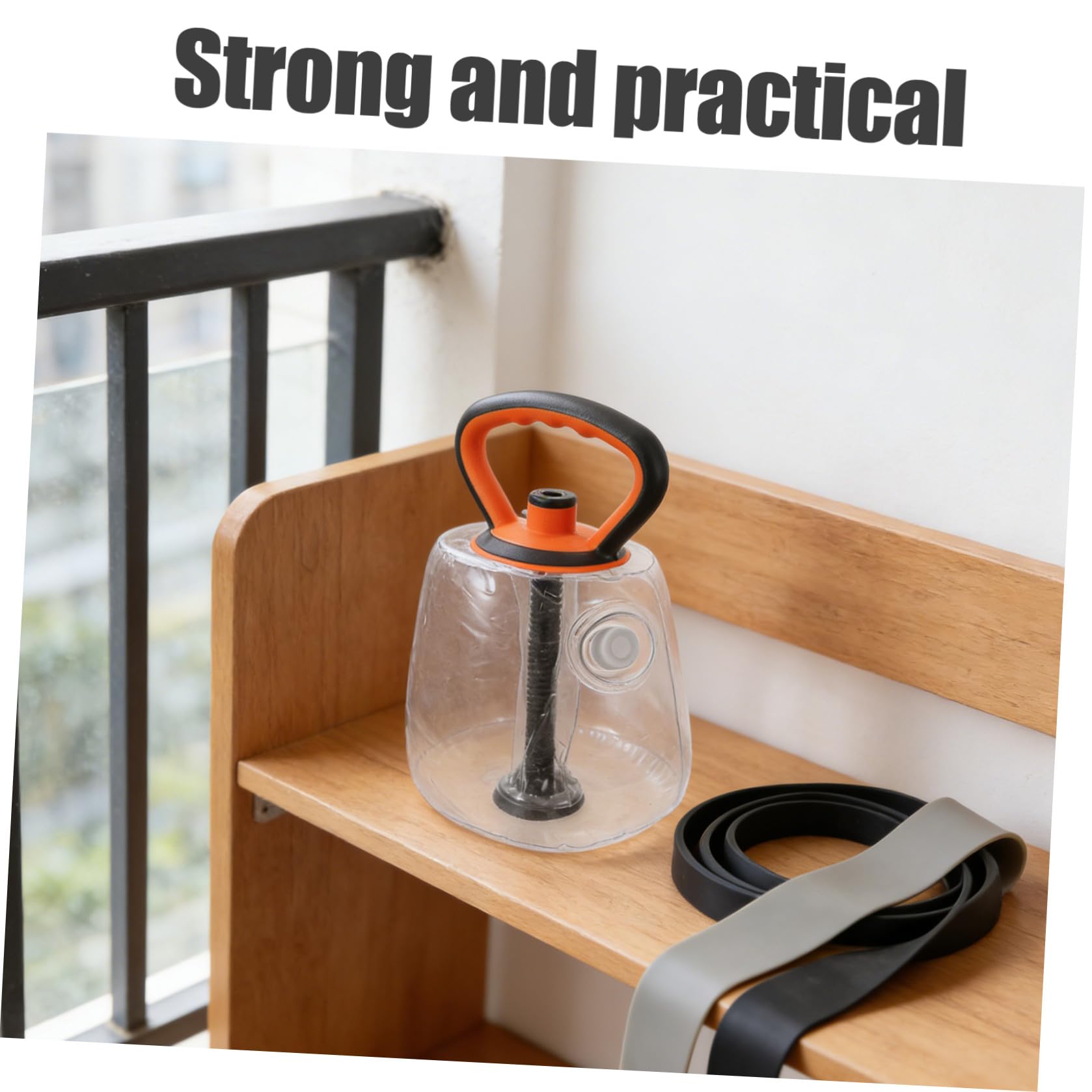Kettlebell Regolabile Riempibile D’acqua Set di Kettlebell di Plastica per Allenamento Forza Gambe e Glutei Attrezzatura Fitness Portatile per Palestra Domestica