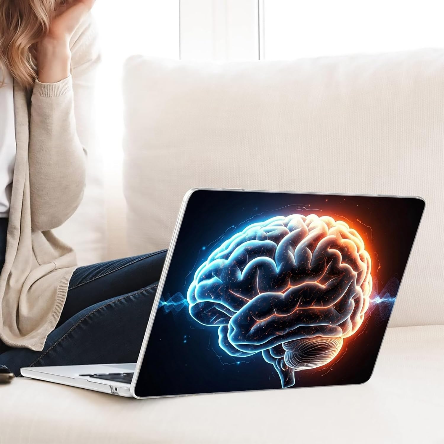Compatible with MacBook Neo 13-inch, Hard Shell Case with Keyboard Cover and Screen Protector (A3404 A18 Pro chip, 2026 Release) - Brain MC23330