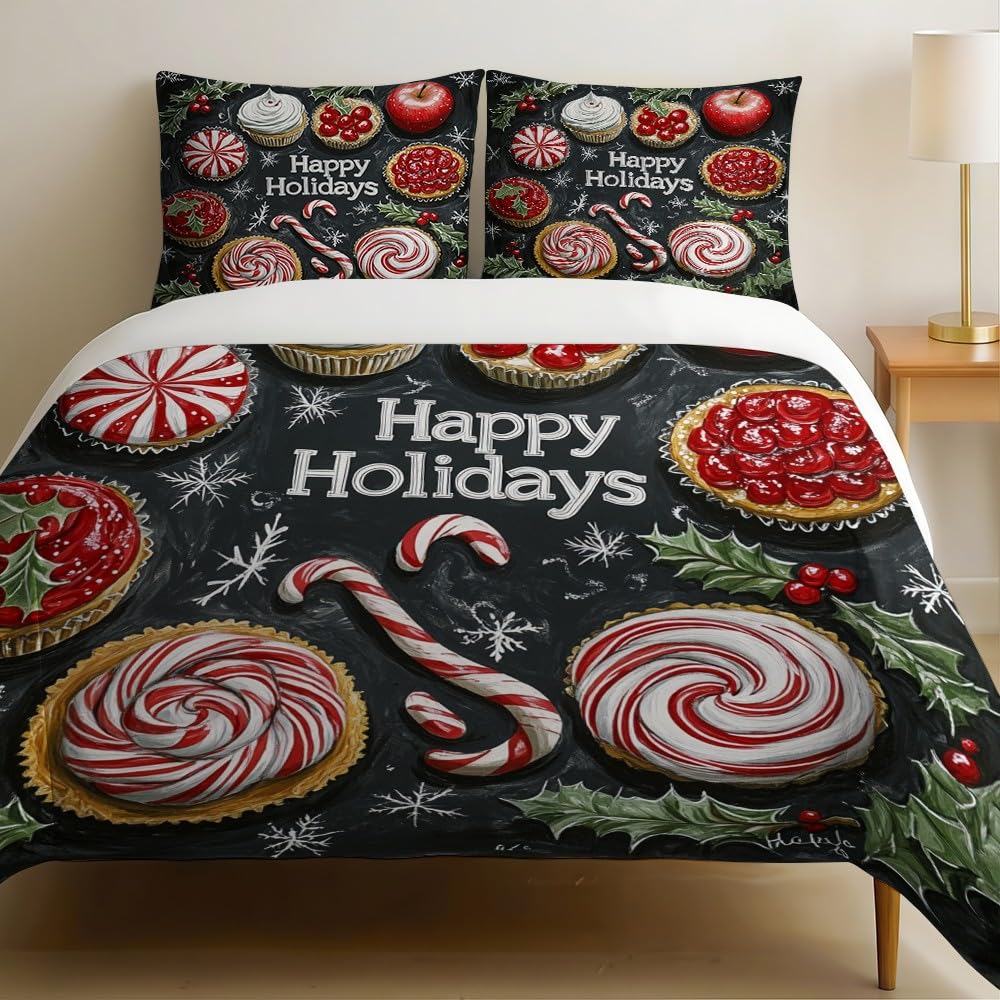 Housse de couette 200 x 200 cm pour une chambre d'ado gourmande