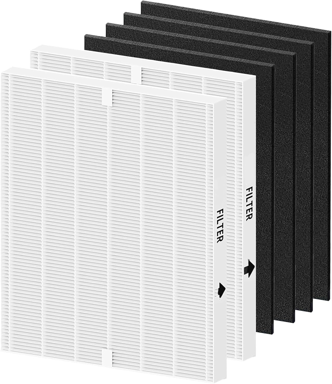 AP-1512HH replacement filter Compatible with Coway Airmega AP-1512HH,2 Filters and 4 Carbon Pre-Filters