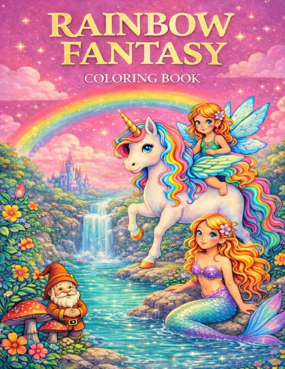 Rainbow Fantasy Coloring Book (Rainbow Fantasy Coloring Series)