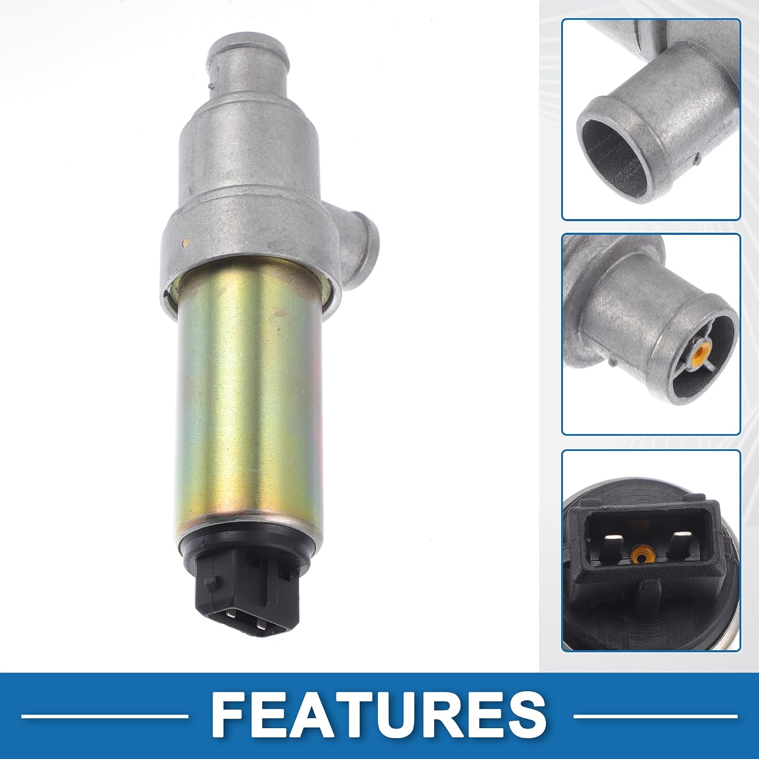 Car Idle Air Control Valve for Volkswagen Golf 1990-1992 Replace No.037906457C IACV Idle Motor Idle Air Control Valve for Stable Engine Operation