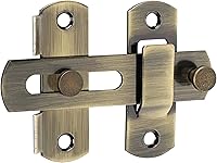 Vista 13 de Alise Pestillo de puerta abatible, cerradura de puerta de granero de acero inoxidable de 4 pulgadas, cerradura antirrobo, cerradura de seguridad